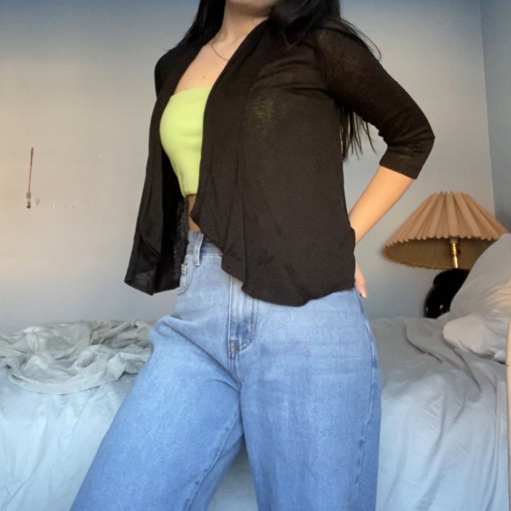 Lightweight back cardigan